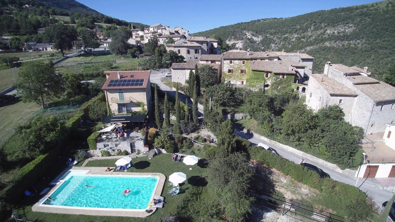 Agriturismo Roccagelli Vallo di Nera Екстер'єр фото